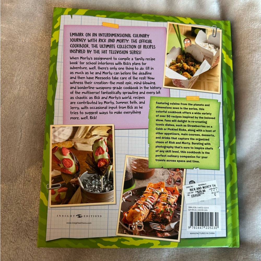 Rick & Morty cookbook - Picture 2 of 5